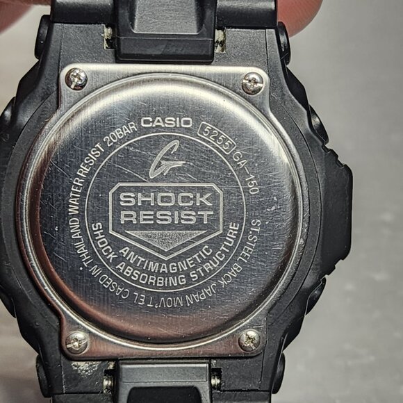 Casio G Shock Black analog Good shape - Picture 3 of 8